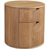 Image 1 : Moe's Theo Two Drawer Nightstand, Natural, RV: $1250 - RP-1011-24 - 19.0" W x 19.0" D x 18.5" H (Oop