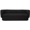 Image 1 : Moe's Koba Sofa Maya, Black, RV: $3679 - JM-1001-02 - 83.75" W x 33.75" D x 29.5" H (Oops - refer to