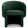 Image 1 : Moe's Franco Chair, Dark Green, RV: $1099 - JM-1005-27 - 27.5" W x 28.0" D x 27.5" H (Oops - refer t