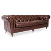 Image 2 : Moe's Birmingham Sofa, Dark Brown, RV: $8267 - PK-1007-20 - 88.0" W x 37.0" D x 30.0" H (Oops - refe
