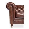 Image 4 : Moe's Birmingham Sofa, Dark Brown, RV: $8267 - PK-1007-20 - 88.0" W x 37.0" D x 30.0" H (Oops - refe