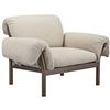 Image 1 : Moe's Cardero Lounge Chair, Beige, RV: $2549 - EW-1038-34 - 44.5" W x 39.0" D x 31.5" H (Oops - refe