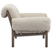 Image 2 : Moe's Cardero Lounge Chair, Beige, RV: $2549 - EW-1038-34 - 44.5" W x 39.0" D x 31.5" H (Oops - refe