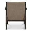 Image 4 : Moe's Yates Accent Chair, Beige Faux Shearling, RV: $1650 - ME-1074-34 - 25.0" W x 30.5" D x 32.5" H