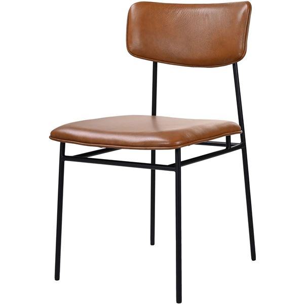 Moe's Sailor Dining Chair Brown (1-Piece), RV: $519 - EQ-1016-03 - 18.7" W x 22.5" D x 33.85" H (Oop