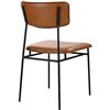 Image 4 : Moe's Sailor Dining Chair Brown (1-Piece), RV: $519 - EQ-1016-03 - 18.7" W x 22.5" D x 33.85" H (Oop