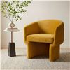 Image 1 : Moe's Franco Chair, Mustard, RV: $1099 - JM-1005-09 - 27.5" W x 28.0" D x 27.5" H (Oops - refer to l