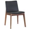 Image 1 : Moe's Deco Dining Chair, Black (1-Piece), RV: $498 - BC-1016-48 - 21.25" W x 22.0" D x 30.75" H (Oop
