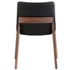 Image 2 : Moe's Deco Dining Chair, Black (1-Piece), RV: $498 - BC-1016-48 - 21.25" W x 22.0" D x 30.75" H (Oop