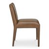 Image 2 : Moe's Calla Upholstered Brown Leather Dining Chair (1-Piece), RV: $975 - ME-1062-03 - 20.5" W x 23.5