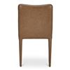 Image 3 : Moe's Calla Upholstered Brown Leather Dining Chair (1-Piece), RV: $975 - ME-1062-03 - 20.5" W x 23.5