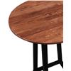 Image 2 : Moe's Tri-Mesa Bar Table, Brown, RV: $939 - BC-1033-03 - 36.0" W x 36.0" D x 42.0" H (Oops - refer t