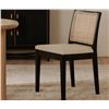 Image 2 : Moe's Orville Dining Chair Set of Two, Black, RV: $829 - FG-1023-02 - 18.5" W x 16.5" D x 33.0" H (O