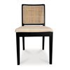 Image 3 : Moe's Orville Dining Chair Set of Two, Black, RV: $829 - FG-1023-02 - 18.5" W x 16.5" D x 33.0" H (O