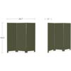 Image 4 : Moe's Garbo Screen, Deep Olive Lacquer, RV: $2659 - EW-1040-27 - 68.75" W x 1.18" D x 68.5" H (Oops 