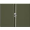 Image 2 : Moe's Garbo Screen, Deep Olive Lacquer, RV: $2659 - EW-1040-27 - 68.75" W x 1.18" D x 68.5" H (Oops 