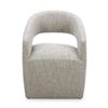 Image 1 : Moe's Barrow Rolling Dining Chair, Grey Storm, RV: $835 - KQ-1024-39-USA (Oops - refer to lot 0A)