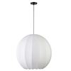 Image 1 : Moe's Illume Pendant Light Large, White, RV: $825 - ZA-1010-18 - 28.0" W x 28.0" D x 70.0" H (Oops -