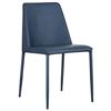Image 1 : Moe's Nora Dining Chair Ocean Cavern Grey Vegan Leather (1-Piece), RV: $320 - YM-1004-41 - 22" L × 1