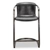 Image 1 : Moe's Freeman Counter Stool, Onyx Black (1-Piece), RV: $799 - PK-1061-02 - 22.0" W x 24.0" D x 36.0"