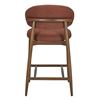 Image 4 : Moe's Ellie Counter Stool, Rust, RV: $879 - ME-1070-22 - 19.5" W x 22.0" D x 37.0" H (Oops - refer t