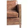 Image 3 : Moe's Darlington Sofa, Grazed Brown Leather, RV: $4775 - PK-1031-03 - 72.0" W x 31.0" D x 31.5" H (O