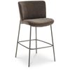 Image 1 : Moe's Early Bar Stool, Dark Brown, RV: $639 - YM-1014-20 - 21.7" W x 23.4" D x 41.0" H (Oops - refer