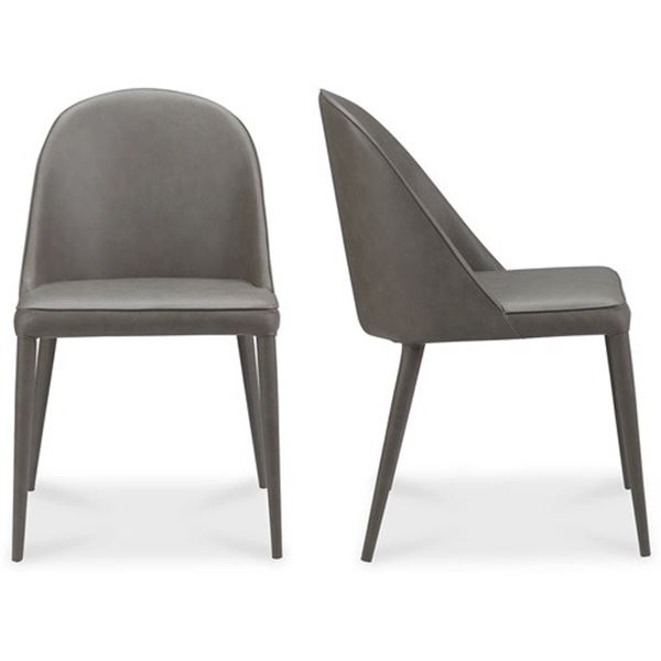 Moe's Burton Dining Chair Set of Two, Grey, RV: $799 - YM-1002-26 - 18.5" W x 21.0" D x 33.0" H (Oop