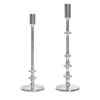 Image 1 : Moe's Irie Candle Holders, Set of 2 Silver, RV: $192 - FI-1119-30 (Oops - refer to lot 0A)