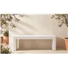 Image 2 : BNIB Moes Lazarus Outdoor Bench White RV: $1500 (BQ-1005-18)