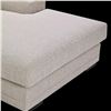 Image 2 : New Furninova Ferrari - Fabric 2.5 Seat Sectional Sofa with Right Arm Facing Chaise Stone - RV $3,99