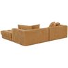 Image 2 : BNIB - Moeâ€™s Modular 2pc Davie Sofa Golden Yellow Sofa - includes 1 left arm fac