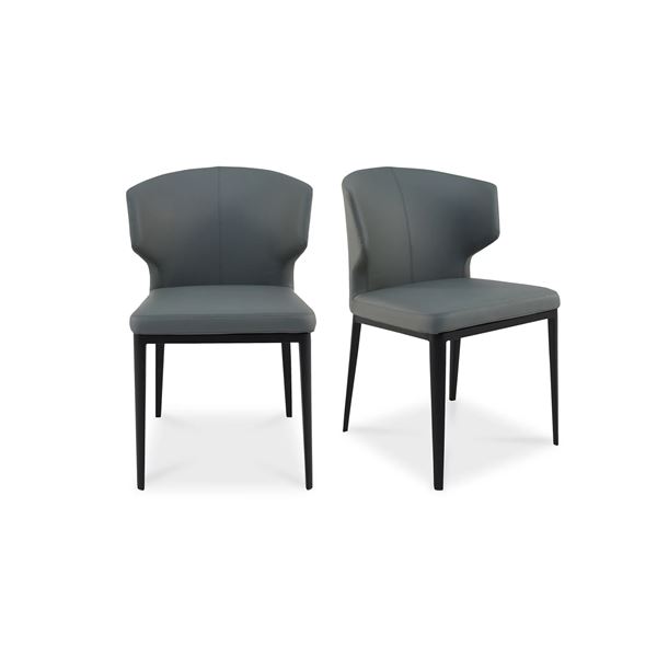 BNIB - Moeâ€™s - Set of 2 Delaney Dining Chair Grey - RV $1,099 (EJ-1018-15)