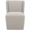 Image 1 : BNIB - Moeâ€™s - Cormac Rolling Dining Chair Performance Fabric Cream - RV $729 (K