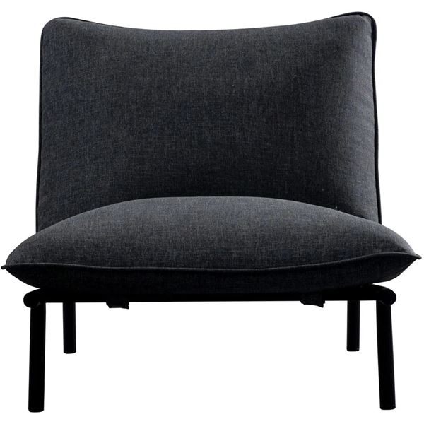 BNIB - Moe's - Morgan Outdoor Accent Chair Speckled Charcoal - RV $1,749 (MO-1025-07)