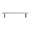 Image 1 : BNIB - Moe's - Incomplete Evans Dining Bench Top only (no base) (VE-1118-18-A)