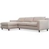 Image 1 : BNIB - Moe's - Incomplete Hutton Sectional Beige Left Sofa (missing chaise) (MO-1005-34-L)