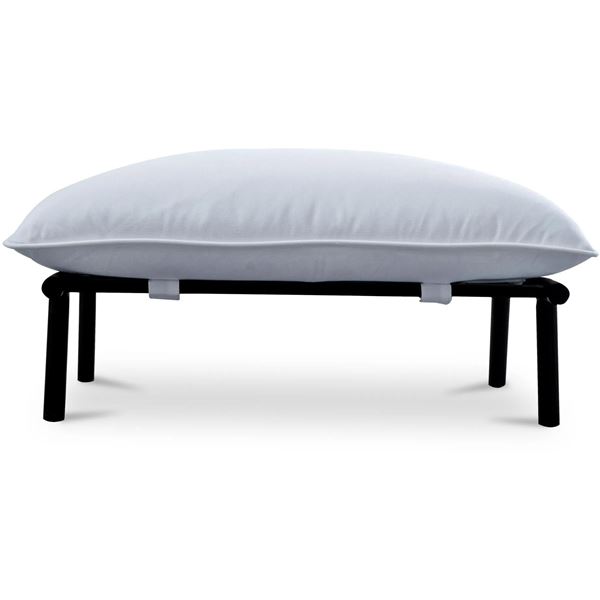 BNIB - Moe's - Morgan Outdoor Ottoman White - RV $1,149 (MO-1026-18)