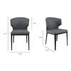 Image 2 : BNIB - Moe's - Single Delaney Side Chair Grey (EJ-1018-15)