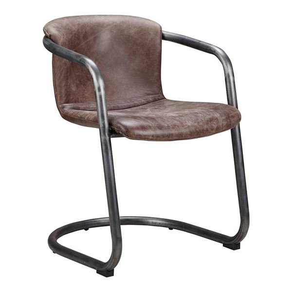 BNIB - Moe's - Single Freeman Dining Chair Light Brown (PK-1059-03)