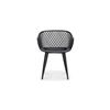Image 1 : BNIB - Moe's - Single Piazza Outdoor Chair Black (QX-1001-02)