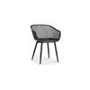Image 2 : BNIB - Moe's - Single Piazza Outdoor Chair Black (QX-1001-02)