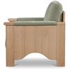 Image 2 : BNIB - Moe's - Bauer Accent Chair Sage RV $2,349 (SMP-EF-1001-16)