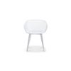 Image 2 : BNIB - Moe's - Single Piazza Outdoor Chair White (QX-1001-18)