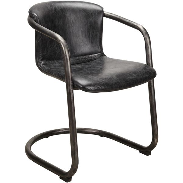 BNIB - Moe's - Single Freeman Dining Chair Antique Black