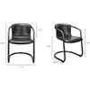 Image 2 : BNIB - Moe's - Single Freeman Dining Chair Antique Black