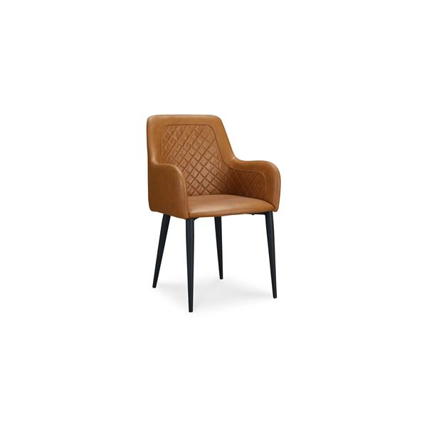 BNIB - Moe's - Single Cantata Dining Chair Tawny Vegan Leather