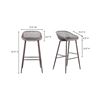 Image 3 : BNIB - Moe's - Single Piazza Outdoor Bar Stool Grey