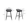 Image 2 : BNIB - Moe's - Single Piazza Outdoor Bar Stool Black