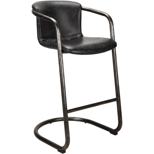 BNIB - Moe's - Single Freeman Barstool Antique Black